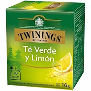 TWININGS Té Verde Con Limón 10U