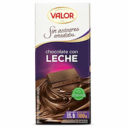 VALOR Chocolate De Leche Sin Azúcar 100g