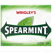 WRIGLEY'S Chicles Spearmint 15U