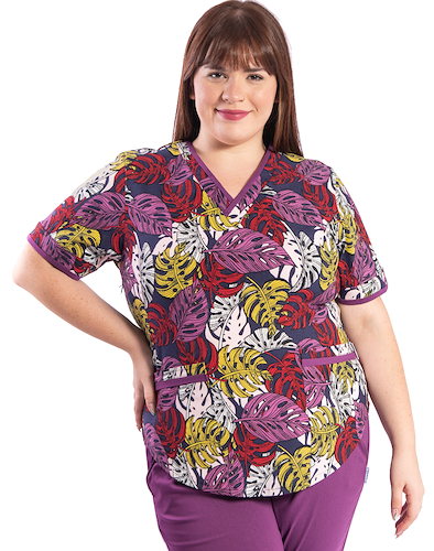 Chaqueta de Spandex Elastizada Estampada JUNGLA