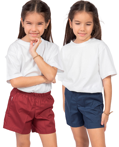 Combo Remera + Short de Algodon y Arciel Set CORTO Colegial