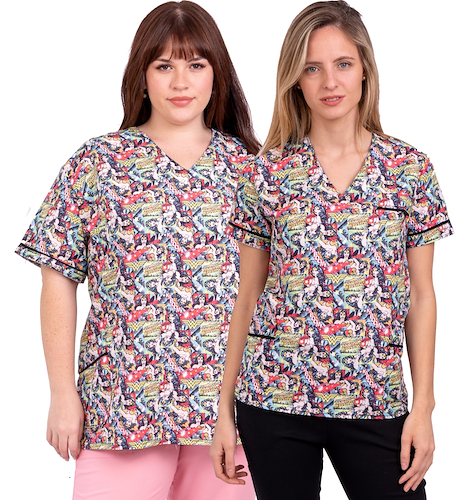 Chaqueta de Importada Estampada Entallada Maravilla