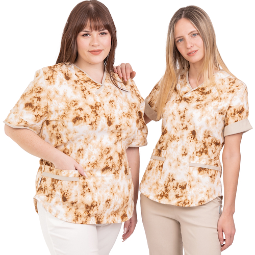 Chaqueta de Spandex Elastizada Estampada BATIK