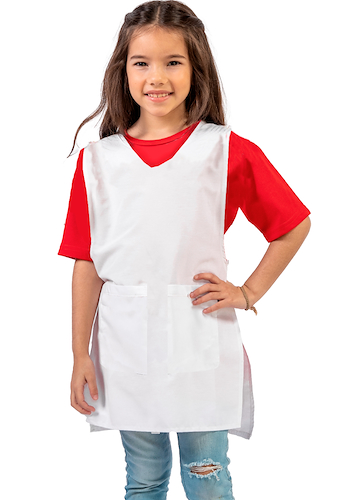Ponchito de Arciel Ajustable Unisex Infantil Blanco