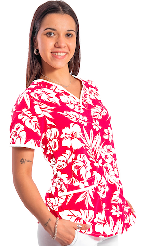 Ambo de Chaqueta Estampada y Pantalon Spandex HAWAI