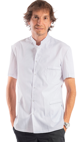 Chaqueta de Arciel Cuello Mao Blanca JORGE LISA