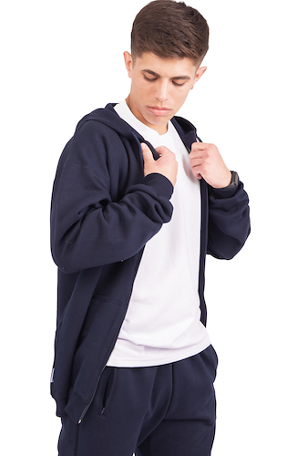 Campera Deportiva con Cierre Capucha