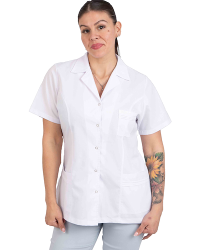 Chaqueta de Arciel Entallada Cuello Solapa Alforzada