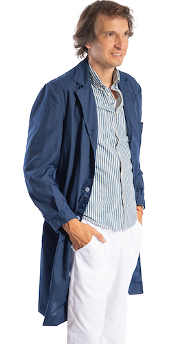 Guardapolvo Unisex Arciel de Color con Botones T ESPECIAL Botones Color