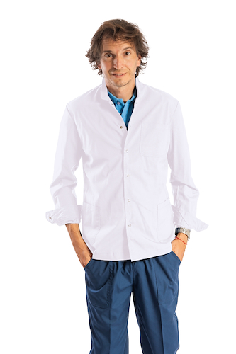 Chaqueta de Arciel Cuello Mao Blanca Manga Larga T ESPECIAL JORGE LISA LARGA