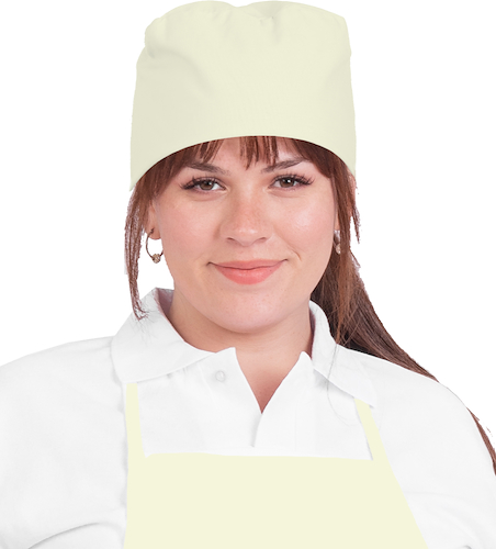 Cofia de Tela  Mecanico Medico / Gastronomica con Elastico Elastico Eco