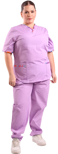 Ambo Ajustable Simil Arciel con Vivo Estampado T Especial Paula