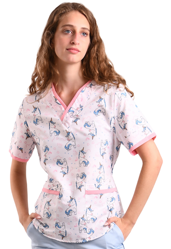 Chaqueta Importada Estampada Ajustable Unicornios Tiras