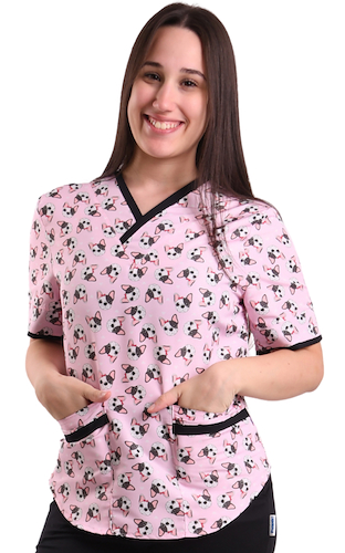 Chaqueta Importada Estampada Ajustable Perritos Tiras