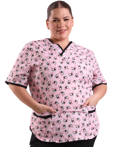 Chaqueta Importada Estampada Ajustable T. Especial Perritos Tiras