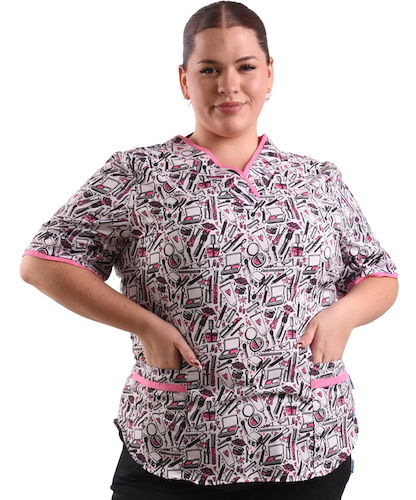 Chaqueta Importada Estampada Ajustable T. Especial Estetica Tiras