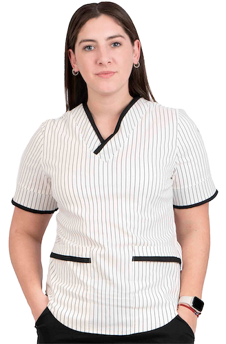 Chaqueta de Spandex Elastizada T ESPECIAL RAYADA
