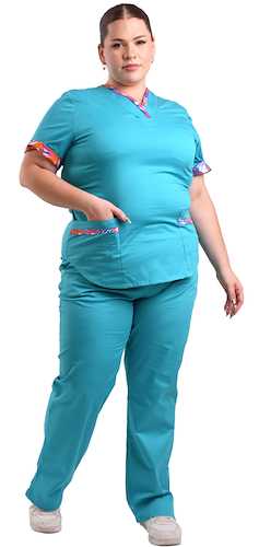 Ambo Spandex SUPERFIT Ajustable Vivo Estampado T Especial Abi PLUS