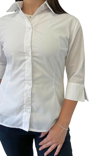 Camisa Entallada de Mujer Manga 3/4 OFFICE 3/4