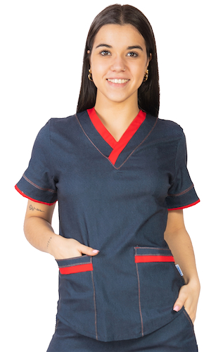 Chaqueta de Spandex Jean Ajustable 2° Seleccion Lisa Jean Outlet