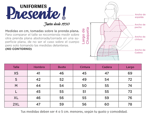 Chaqueta Ajustable Batista Lisa T. Especial Dana PLUS