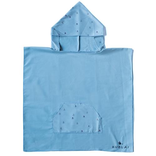 KUBLAI PONCHO TOALLA MICROFIBRA C/CAPUCHA KIDS T3