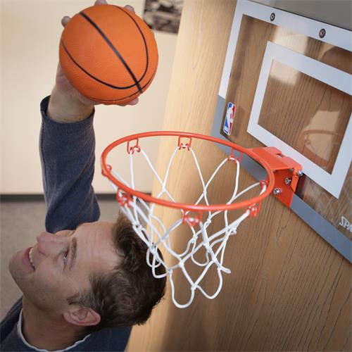 Spalding Slam Jam Mini canasta de baloncesto para colocar sobre la puerta